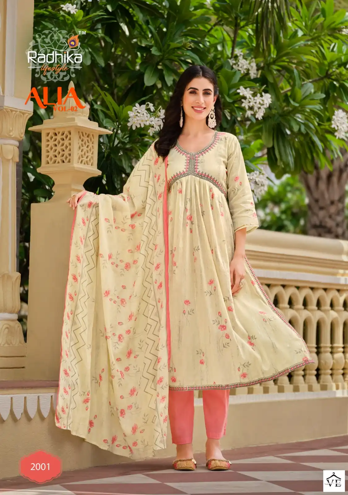 Radhika Lifestyle Alia Vol 2 Mul Foil Print Wholesale Readymade Salwar Suit Catalog — Wholesale Salwar Suits, MPA wholesale from Surat — view 7
