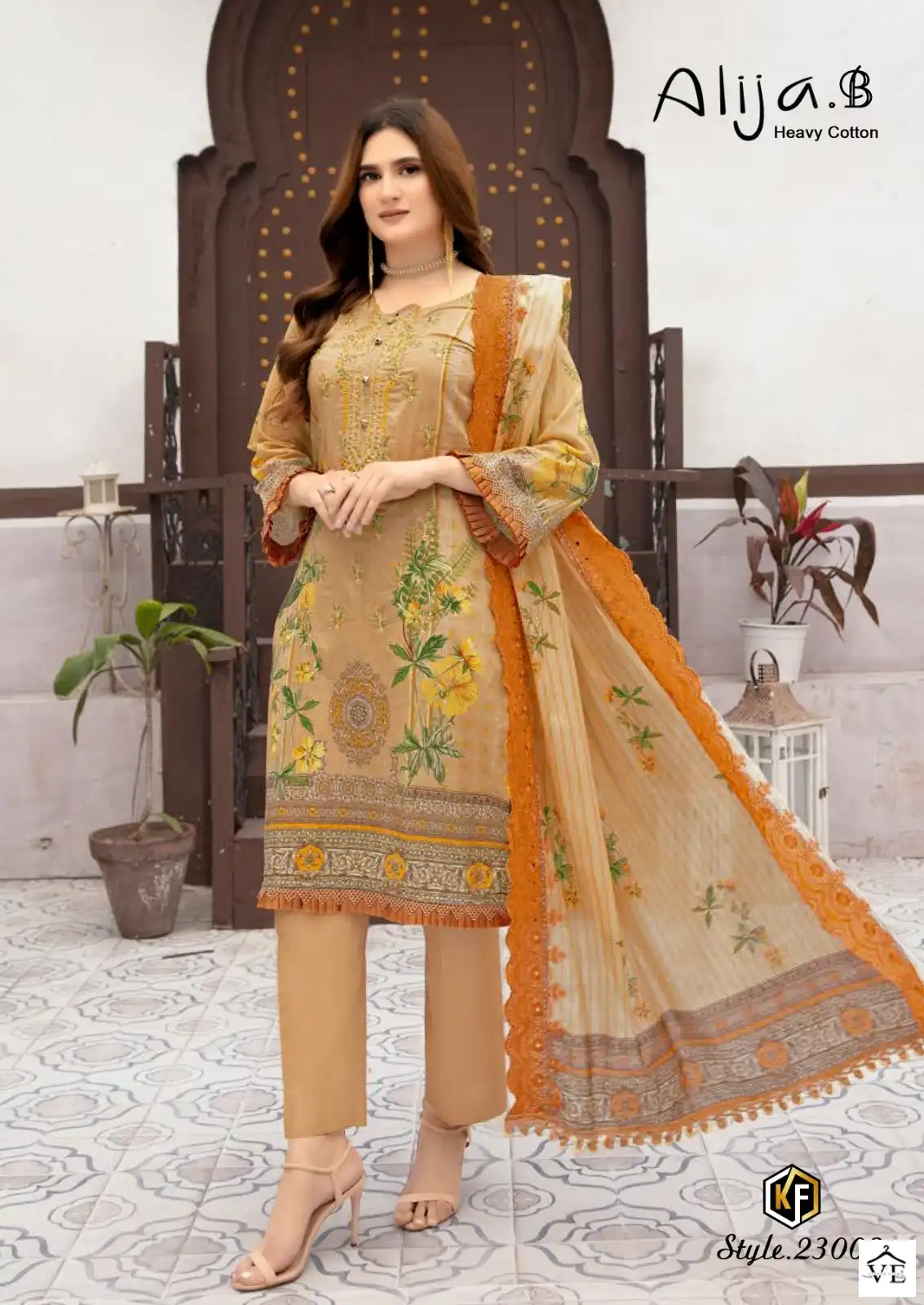 Keval Fab Alija B Vol 23 Cotton Wholesale Pakistani Salwar Suit Catalog — Wholesale Salwar Suits, MPA wholesale from Surat - Gallery Image 2