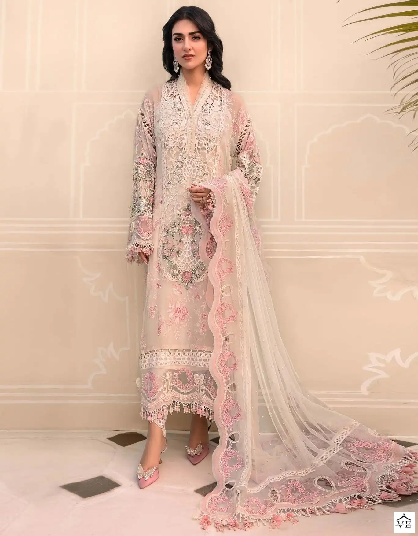 Al_Khushbu Alk Dno_4074 Georgette Wholesale Pakistani Salwar Suit Catalog — Wholesale Salwar Suits, MPA wholesale from Surat — view 1