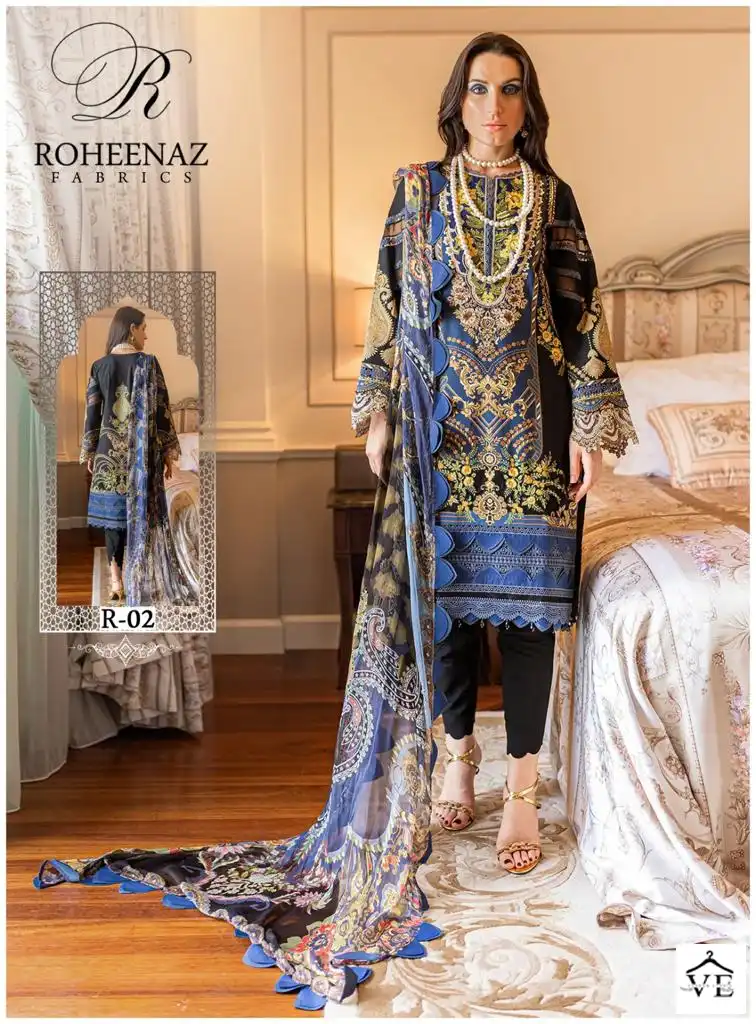 Vardan Ethnic Amaya Cotton Collection Cotton Wholesale Pakistani Salwar Suit Catalog — Wholesale Salwar Suits, MPA wholesale from Surat - Gallery Image 2