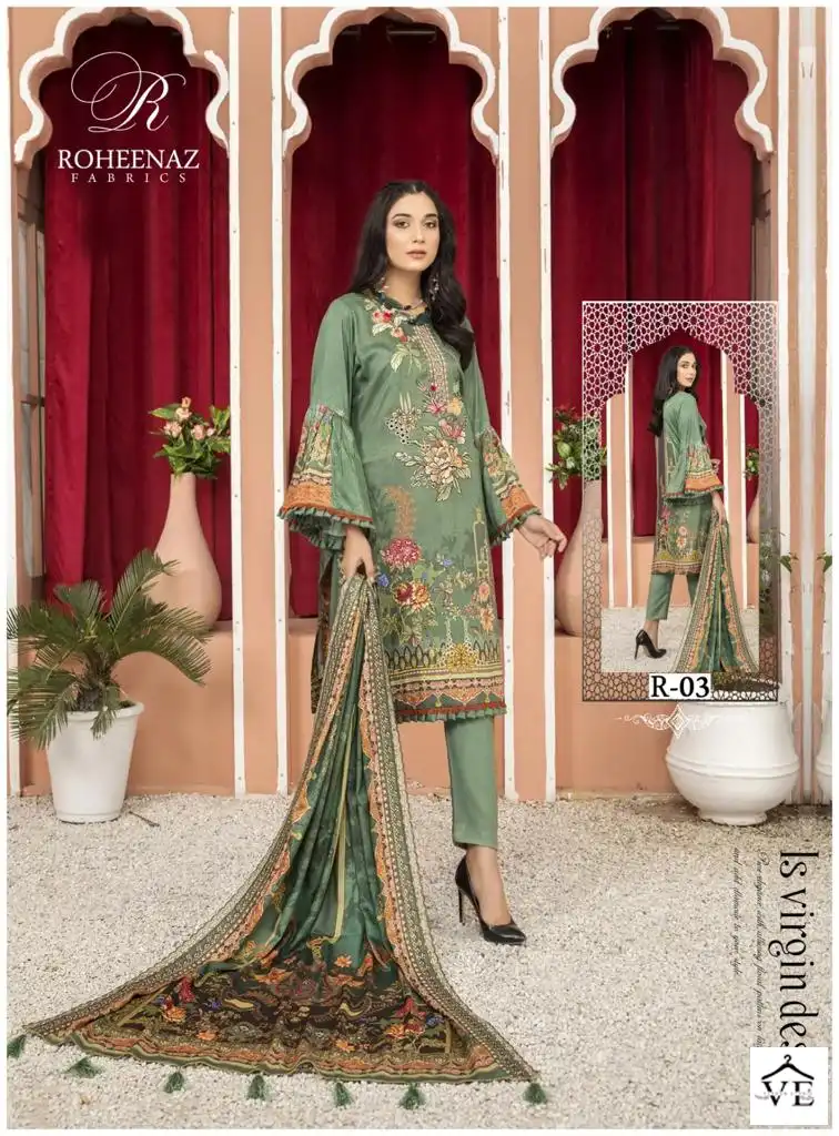 Vardan Ethnic Amaya Cotton Collection Cotton Wholesale Pakistani Salwar Suit Catalog — Wholesale Salwar Suits, MPA wholesale from Surat - Gallery Image 4