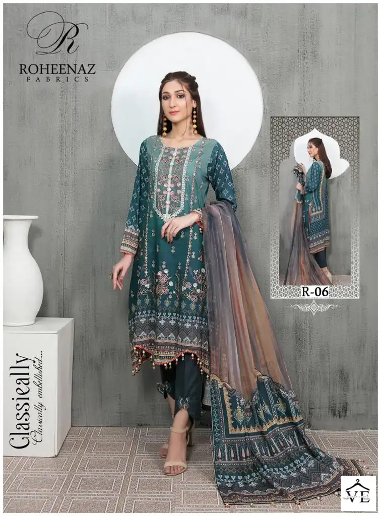 Vardan Ethnic Amaya Cotton Collection Cotton Wholesale Pakistani Salwar Suit Catalog — Wholesale Salwar Suits, MPA wholesale from Surat - Gallery Image 5
