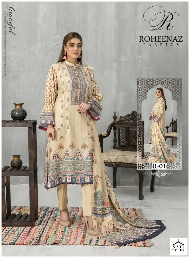 Vardan Ethnic Amaya Cotton Collection Cotton Wholesale Pakistani Salwar Suit Catalog — Wholesale Salwar Suits, MPA wholesale from Surat - Gallery Image 6