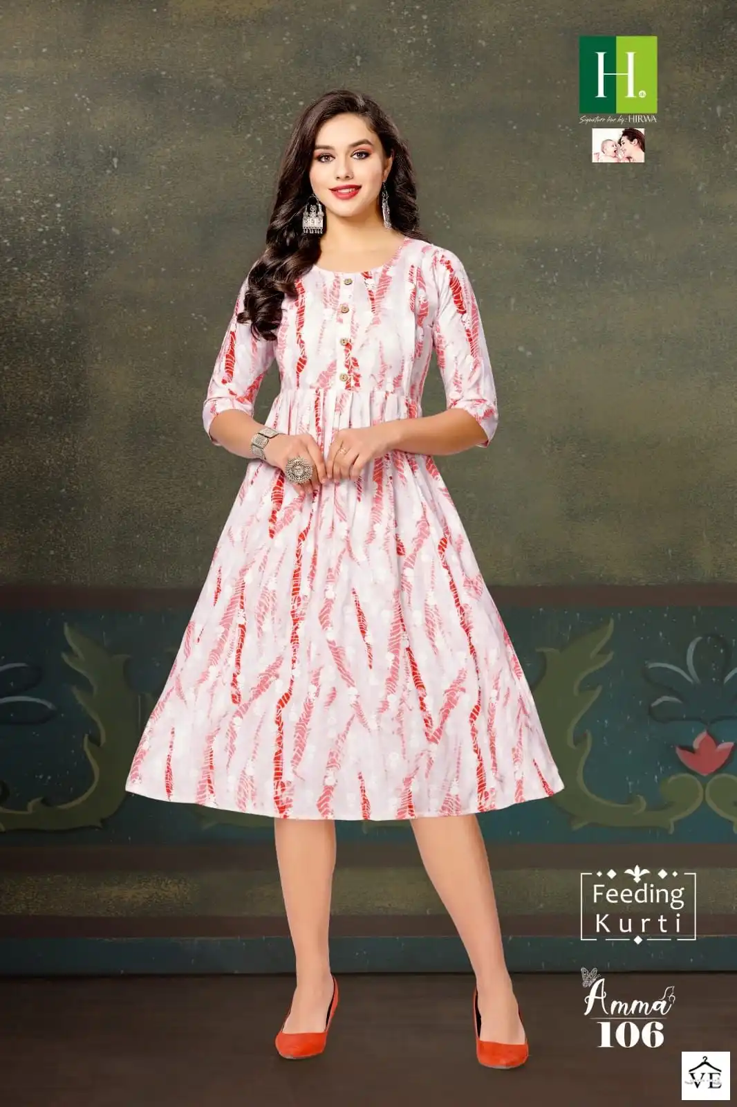 Hirwa Amma Heavy Rayon Wholesale Kurtis Catalog — Wholesale Kurtis, MPA wholesale from Surat — view 6