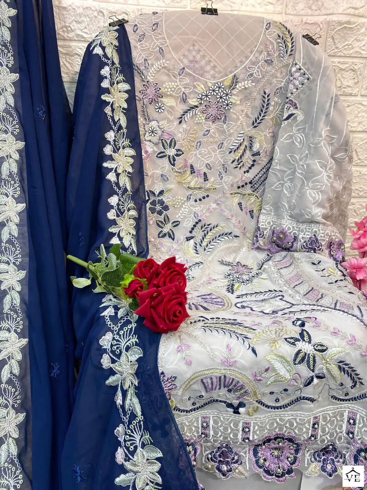 Anaya Zf 82 Georgett Wholesale Pakistani Salwar Suit Catalog — Wholesale Salwar Suits, MPA wholesale from Surat - Gallery Image 11