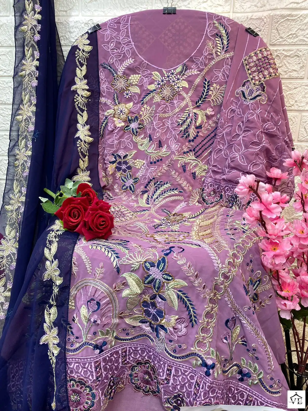 Anaya Zf 82 Georgett Wholesale Pakistani Salwar Suit Catalog — Wholesale Salwar Suits, MPA wholesale from Surat - Gallery Image 5