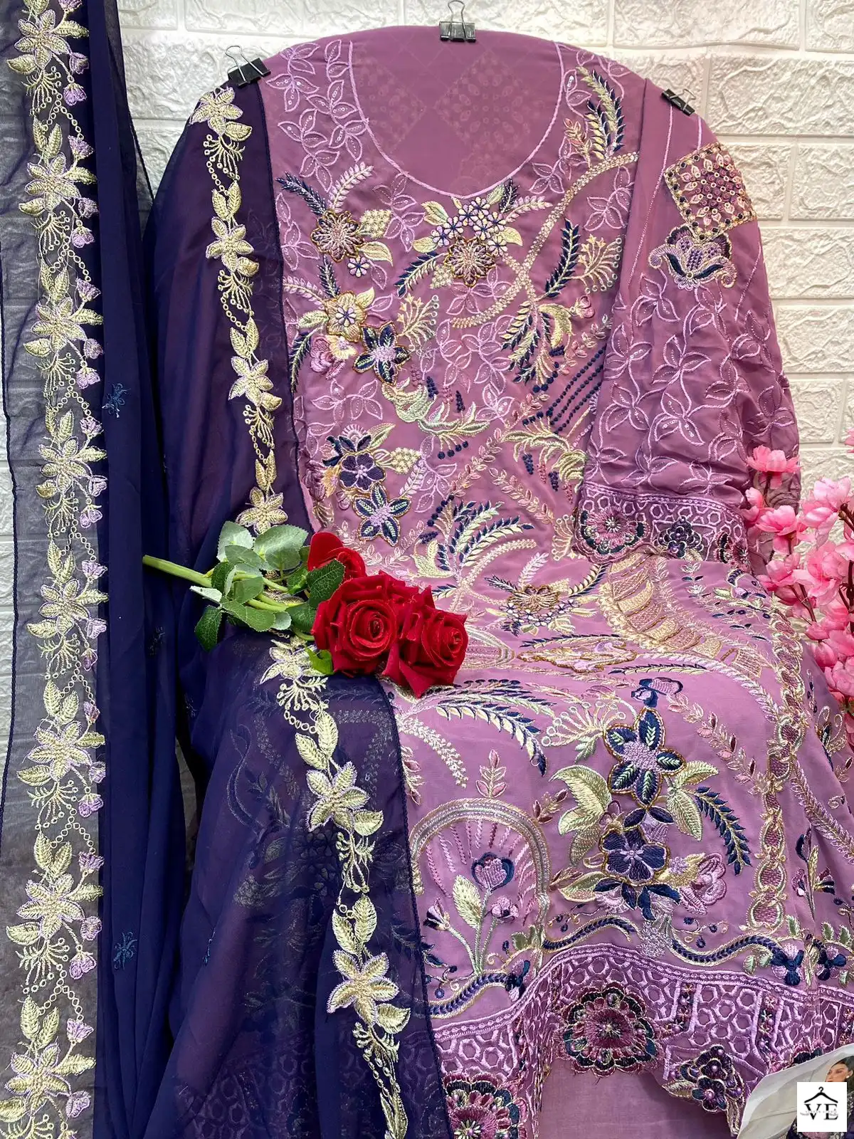 Anaya Zf 82 Georgett Wholesale Pakistani Salwar Suit Catalog — Wholesale Salwar Suits, MPA wholesale from Surat - Gallery Image 6