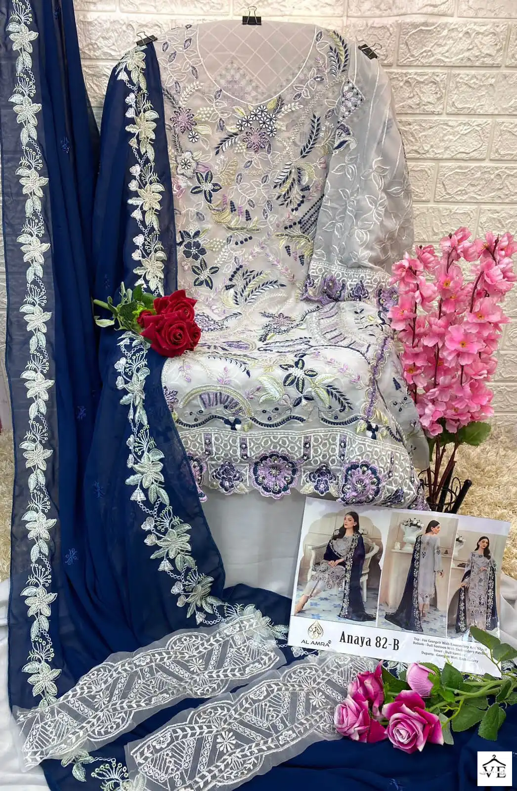 Anaya Zf 82 Georgett Wholesale Pakistani Salwar Suit Catalog — Wholesale Salwar Suits, MPA wholesale from Surat - Gallery Image 9