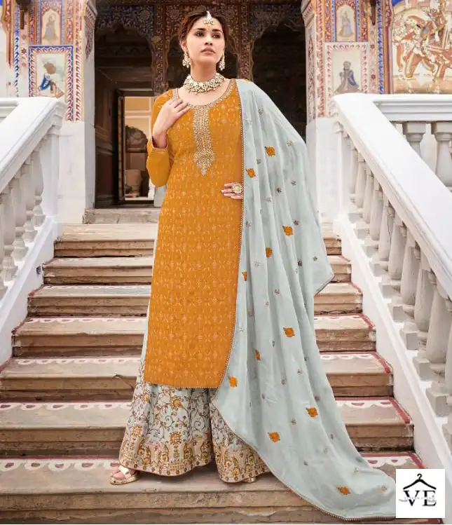 Sara Trendz Anokhi Chinon Wholesale Designer Readymade Salwar Suit Catalog — Wholesale Salwar Suits, MPA wholesale from Surat — view 1