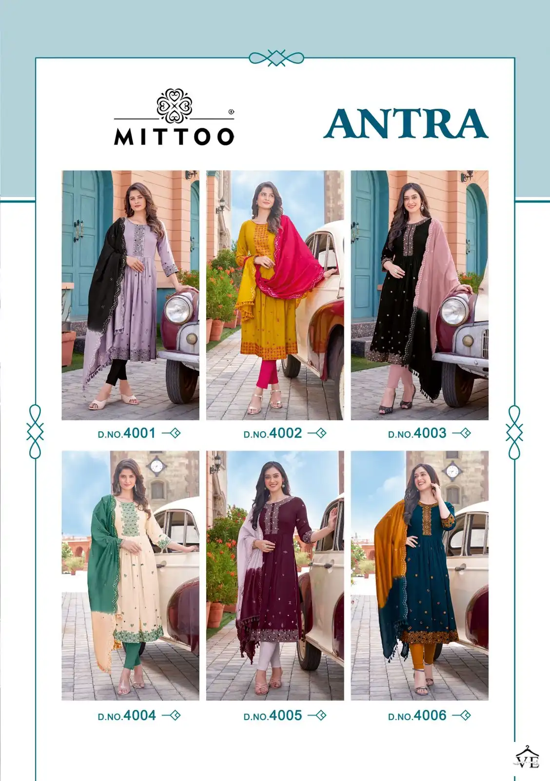 Mittoo Antra Rayon Wrinkle Wholesale Readymade Salwar Suit Catalog — Wholesale Salwar Suits, Mittoo wholesale from Surat — view 7