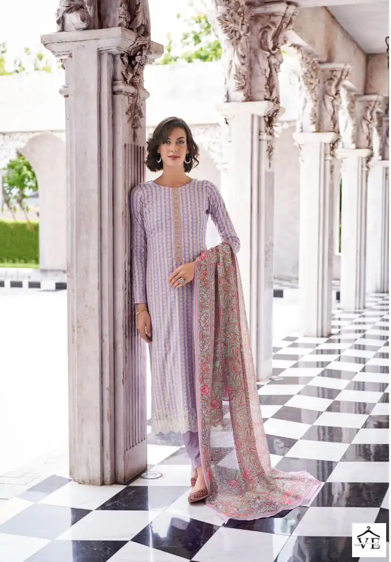 Mumtaz Arts Anushree Lawn Camric Cotton Wholesale Salwar Suit Catalog — Wholesale Salwar Suits, MPA wholesale from Surat - Gallery Image 3