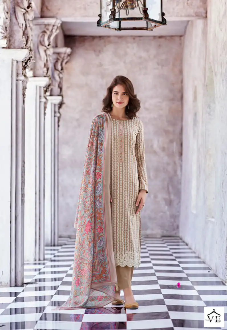 Mumtaz Arts Anushree Lawn Camric Cotton Wholesale Salwar Suit Catalog — Wholesale Salwar Suits, MPA wholesale from Surat - Gallery Image 4