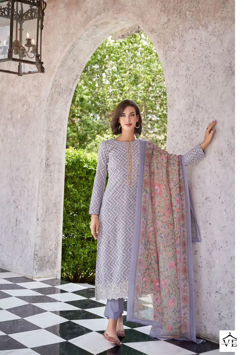 Mumtaz Arts Anushree Lawn Camric Cotton Wholesale Salwar Suit Catalog — Wholesale Salwar Suits, MPA wholesale from Surat - Gallery Image 6