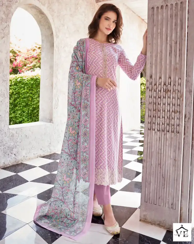 Mumtaz Arts Anushree Lawn Camric Cotton Wholesale Salwar Suit Catalog — Wholesale Salwar Suits, MPA wholesale from Surat — view 1