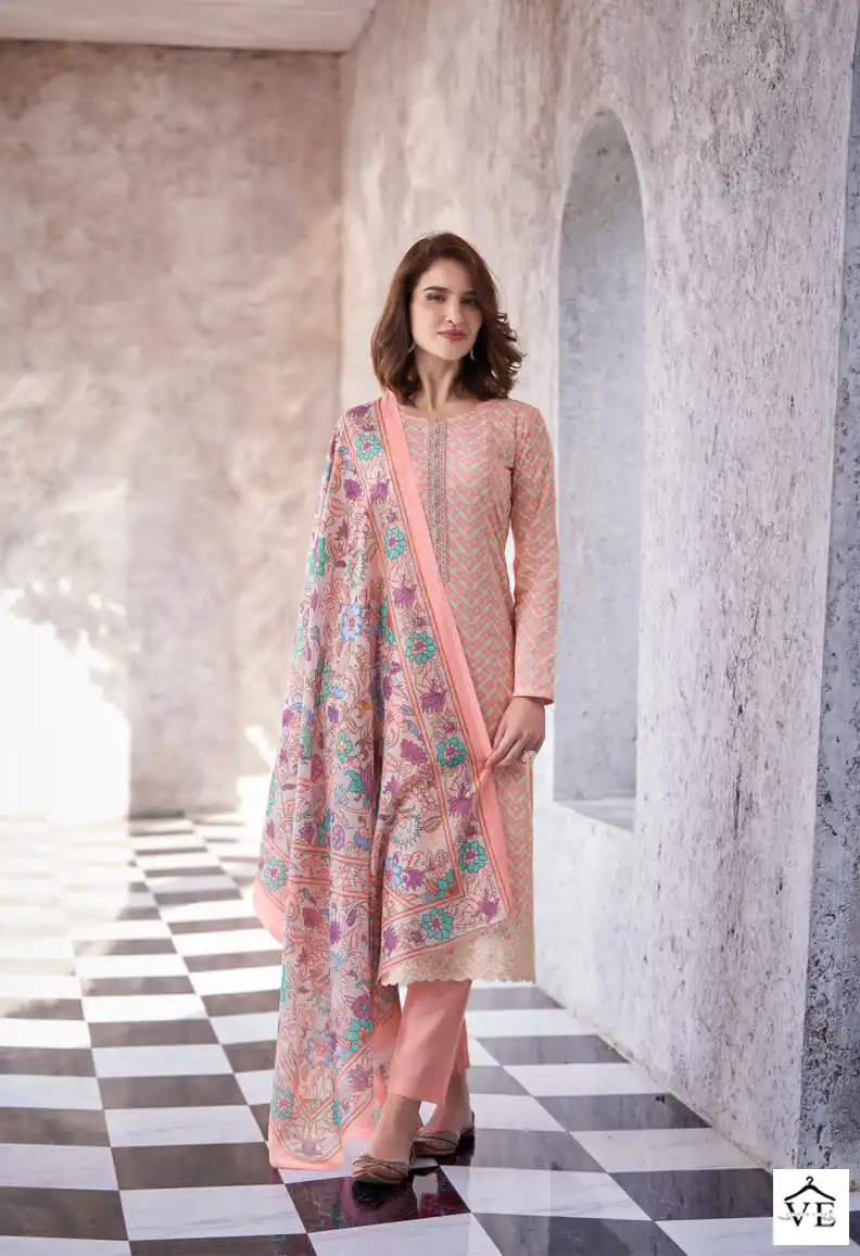 Mumtaz Arts Anushree Lawn Camric Cotton Wholesale Salwar Suit Catalog — Wholesale Salwar Suits, MPA wholesale from Surat - Gallery Image 8