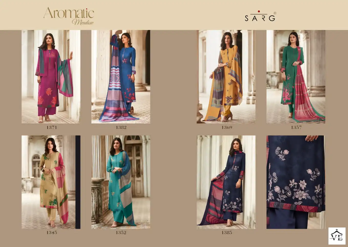 Sarg Meadow Pure Cotton Lawn Wholesale Designer Salwar Suit Catalog — Wholesale Salwar Suits, MPA wholesale from Surat — view 8