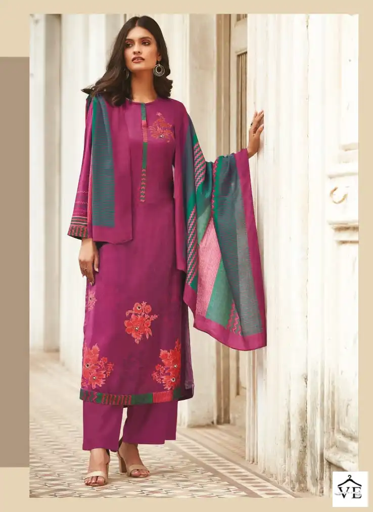 Sarg Meadow Pure Cotton Lawn Wholesale Designer Salwar Suit Catalog — Wholesale Salwar Suits, MPA wholesale from Surat - Gallery Image 7