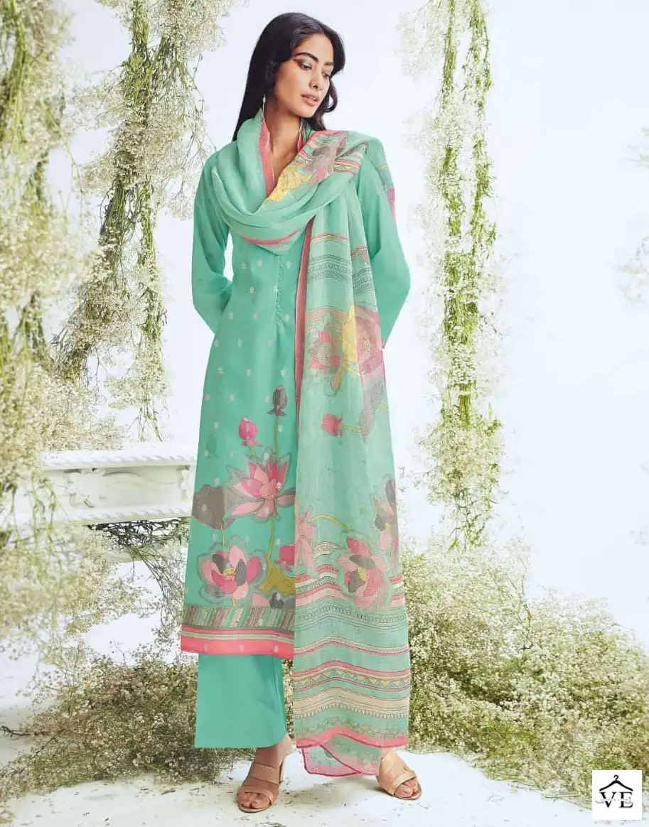 Ganga Asraar Premium Cotton Printed Wholesale Designer Salwar Suit Catalog — Wholesale Salwar Suits, Ganga wholesale from Surat — view 1