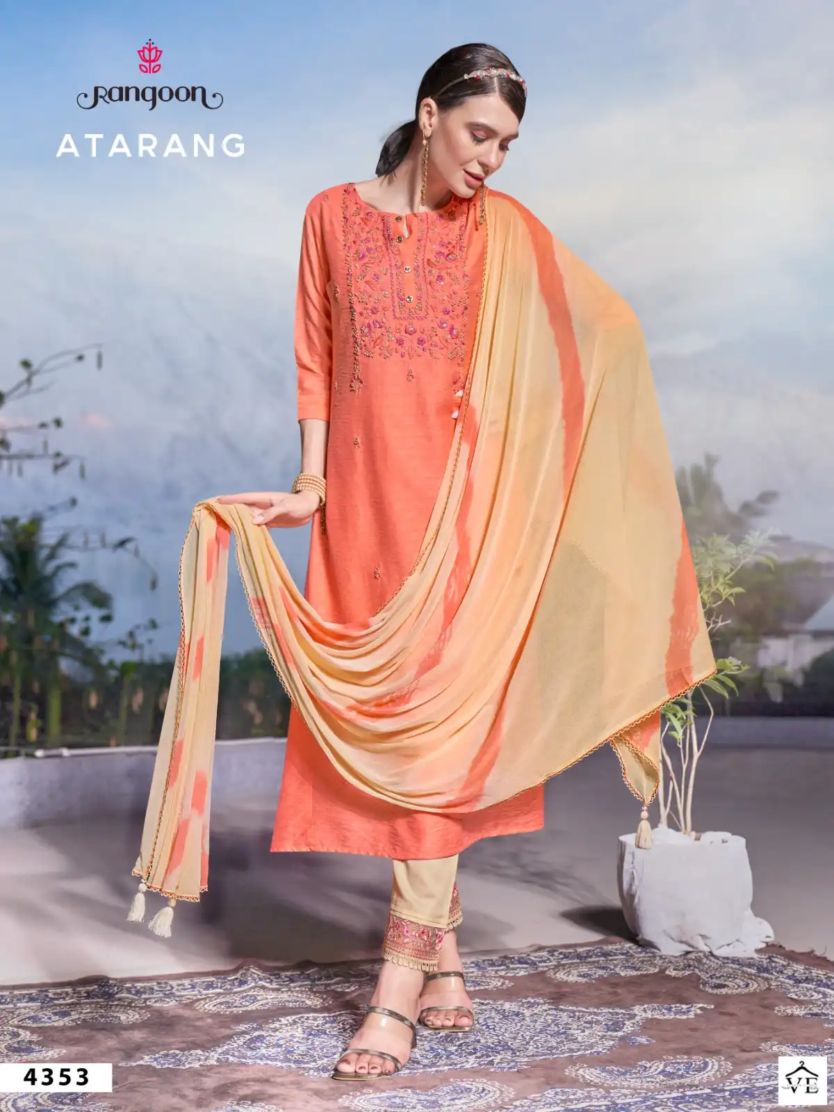 Rangoon Atrang Viscose Wholesale Readymade Salwar Suit Catalog — Wholesale Salwar Suits, MPA wholesale from Surat - Gallery Image 3