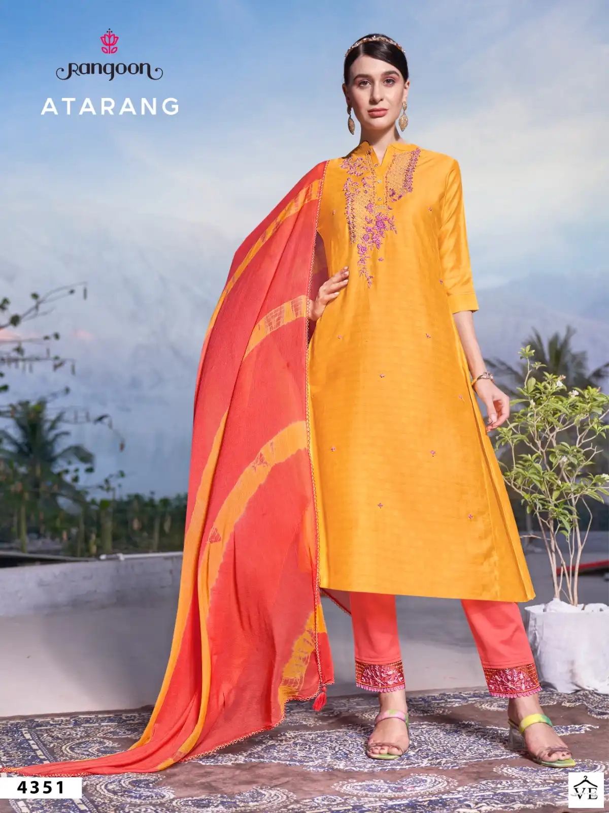 Rangoon Atrang Viscose Wholesale Readymade Salwar Suit Catalog — Wholesale Salwar Suits, MPA wholesale from Surat - Gallery Image 4