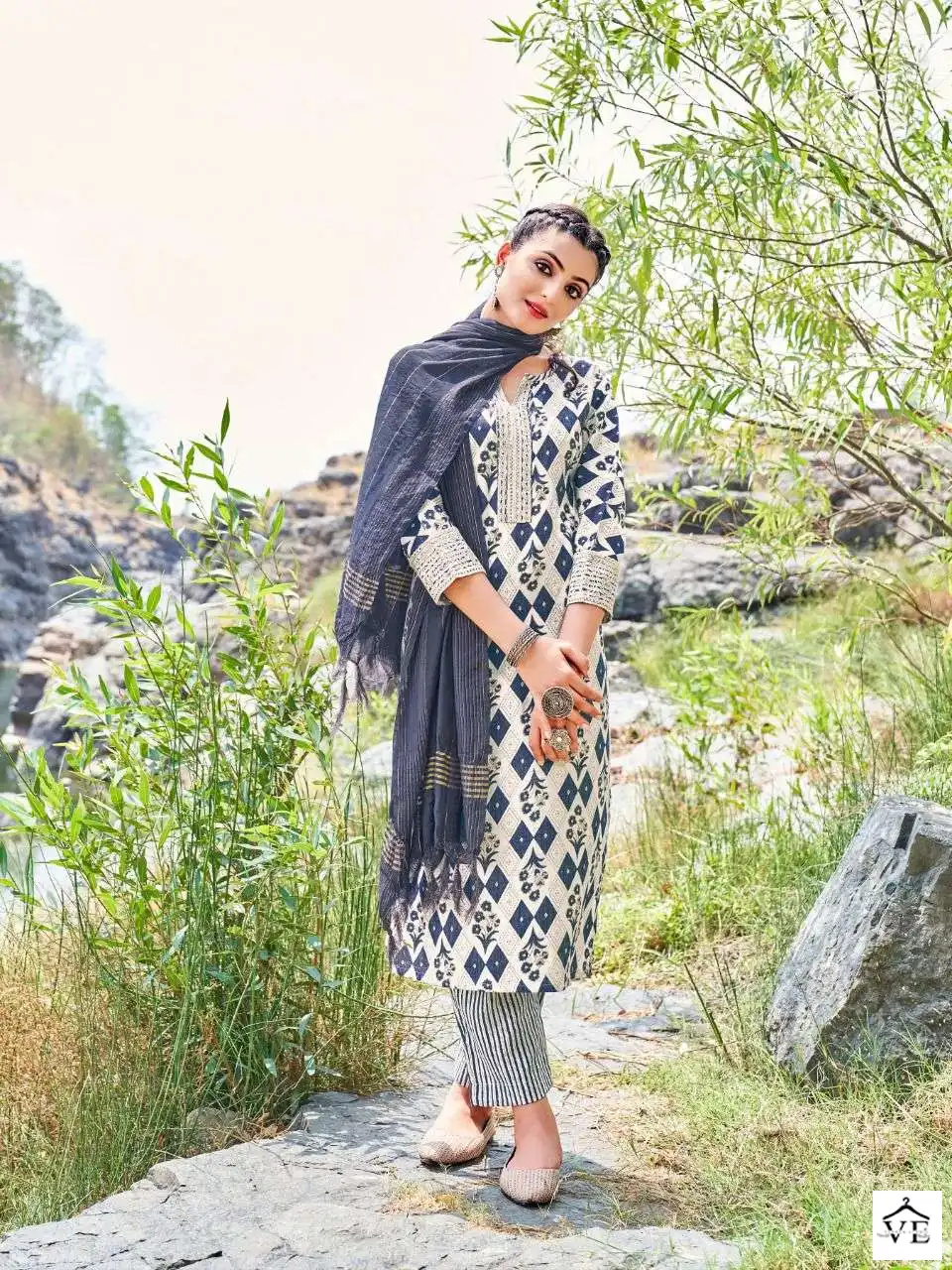 Vitara Aurelius Capsul Foil Print Wholesale Readymade Salwar Suit Catalog — Wholesale Salwar Suits, MPA wholesale from Surat - Gallery Image 3