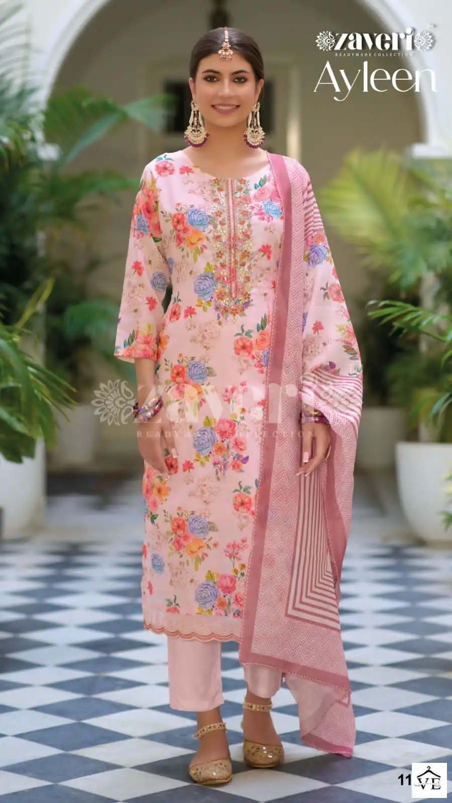 Zaveri Ayleen Linen Wholesale Readymade Salwar Suit Catalog - Image 3