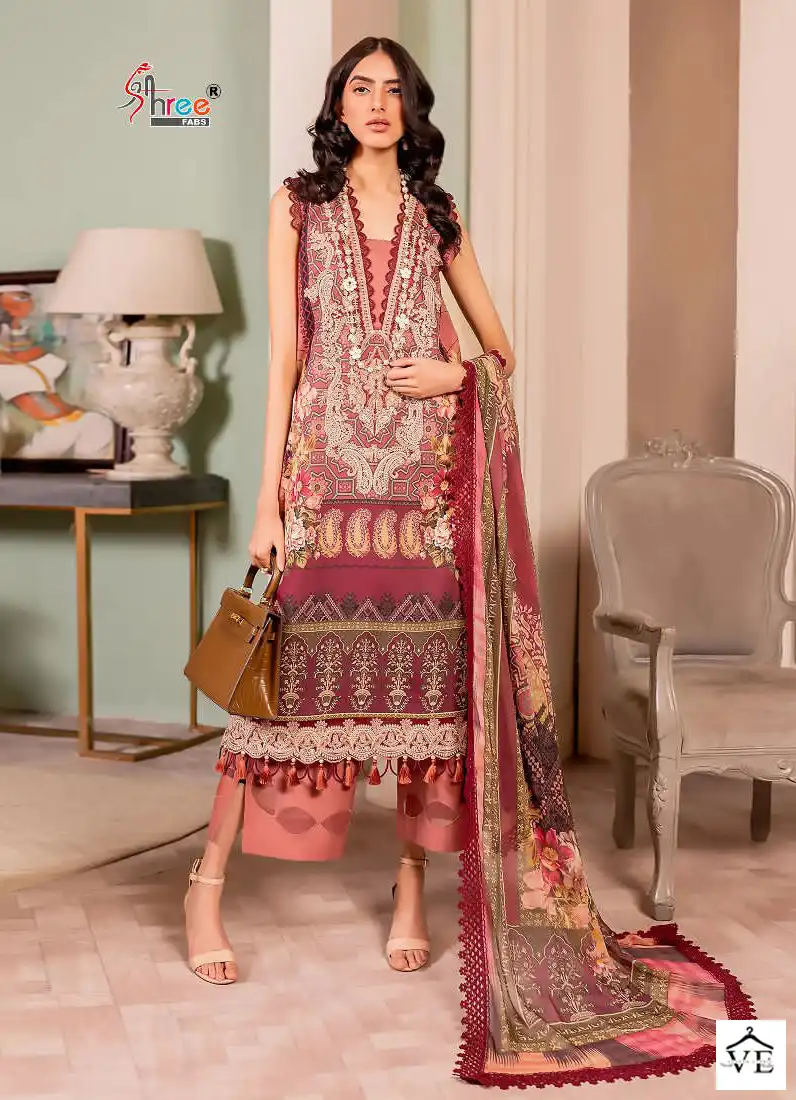Shree Fabs Ayzal Summer Collection Cotton Wholesale Pakistani Salwar Suit Catalog — Wholesale Salwar Suits, MPA wholesale from Surat - Gallery Image 3