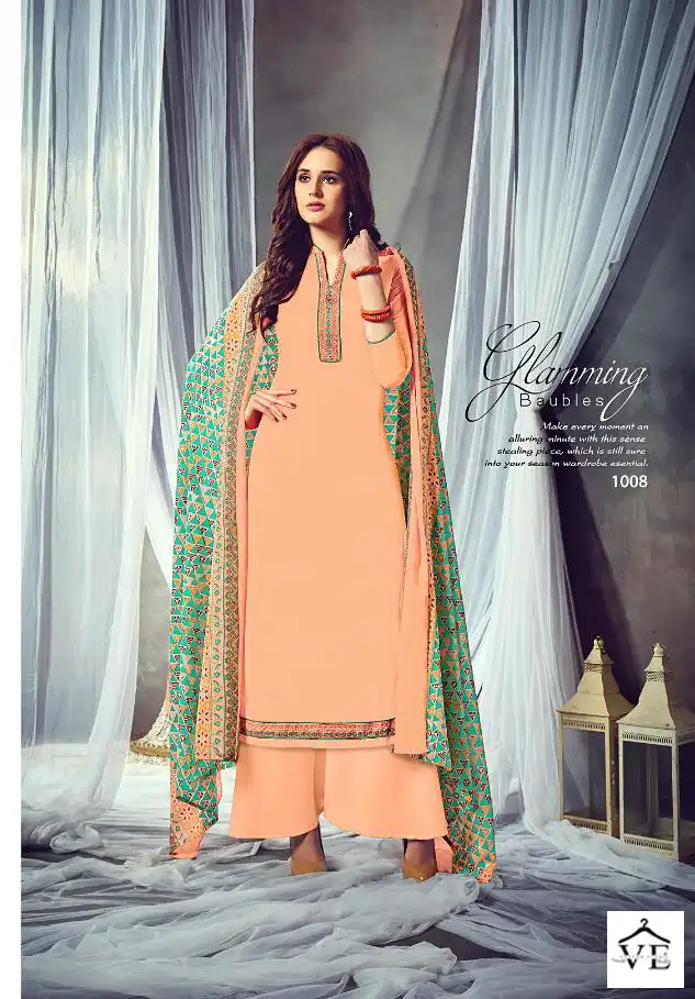Vardan Ethnic Azayra Jam Satin Wholesale Salwar Suit Catalog — Wholesale Salwar Suits, MPA wholesale from Surat - Gallery Image 2
