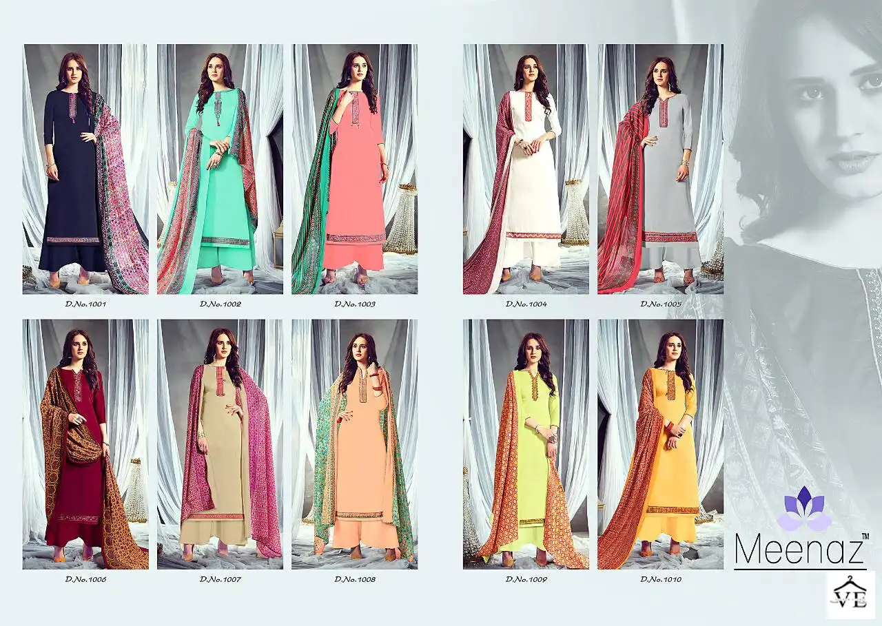 Vardan Ethnic Azayra Jam Satin Wholesale Salwar Suit Catalog — Wholesale Salwar Suits, MPA wholesale from Surat — view 11