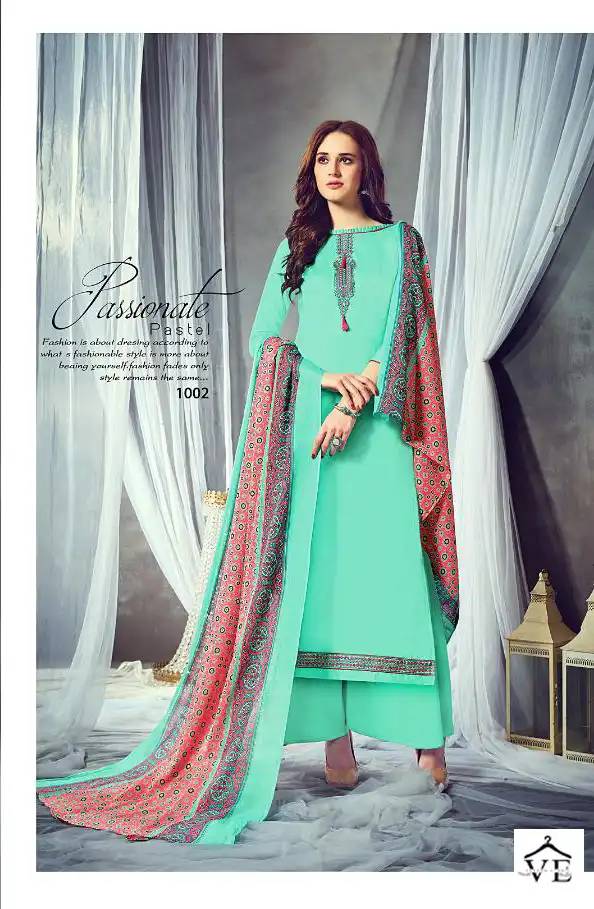 Vardan Ethnic Azayra Jam Satin Wholesale Salwar Suit Catalog — Wholesale Salwar Suits, MPA wholesale from Surat - Gallery Image 6