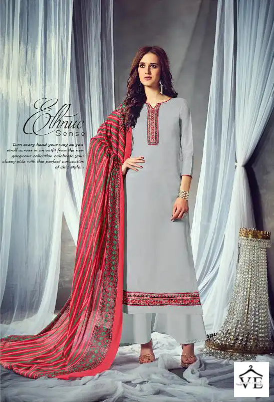 Vardan Ethnic Azayra Jam Satin Wholesale Salwar Suit Catalog — Wholesale Salwar Suits, MPA wholesale from Surat - Gallery Image 9