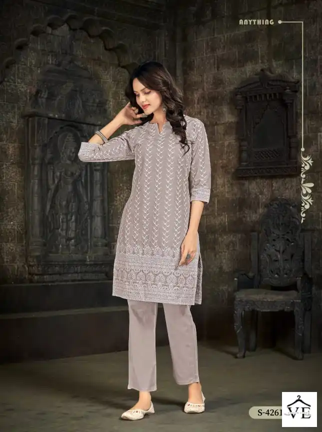 Vardan Ethnic Aditi Camric Cottan Wholesale Kurti With Pant Catalog — Wholesale Kurtis, MPA wholesale from Surat - Gallery Image 2