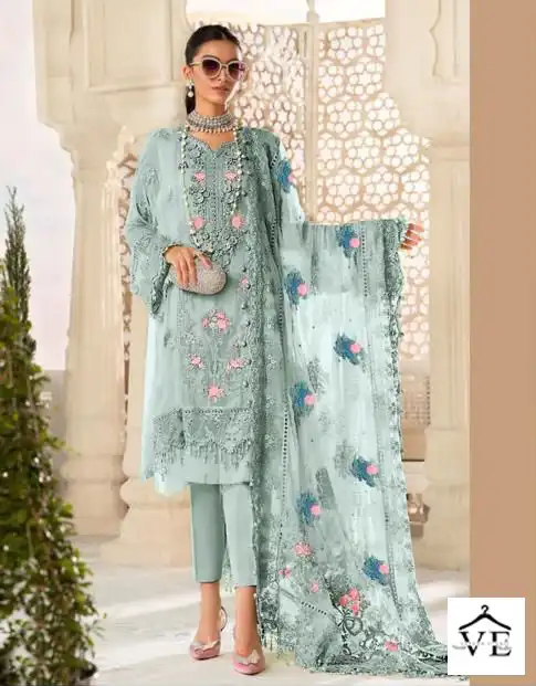 Al Amra Anaya Zf 70 Georgette Wholesale Pakistani Salwar Suit Catalog — Wholesale Salwar Suits, MPA wholesale from Surat — view 3
