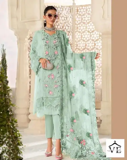 Al Amra Anaya Zf 70 Georgette Wholesale Pakistani Salwar Suit Catalog — Wholesale Salwar Suits, MPA wholesale from Surat — view 5