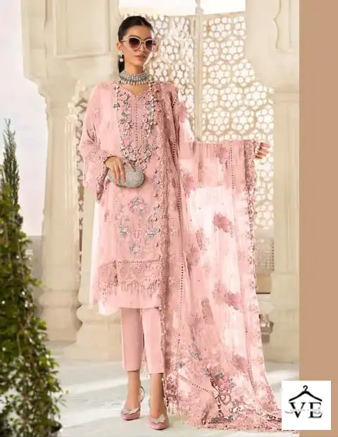 Al Amra Anaya Zf 70 Georgette Wholesale Pakistani Salwar Suit Catalog — Wholesale Salwar Suits, MPA wholesale from Surat — view 8