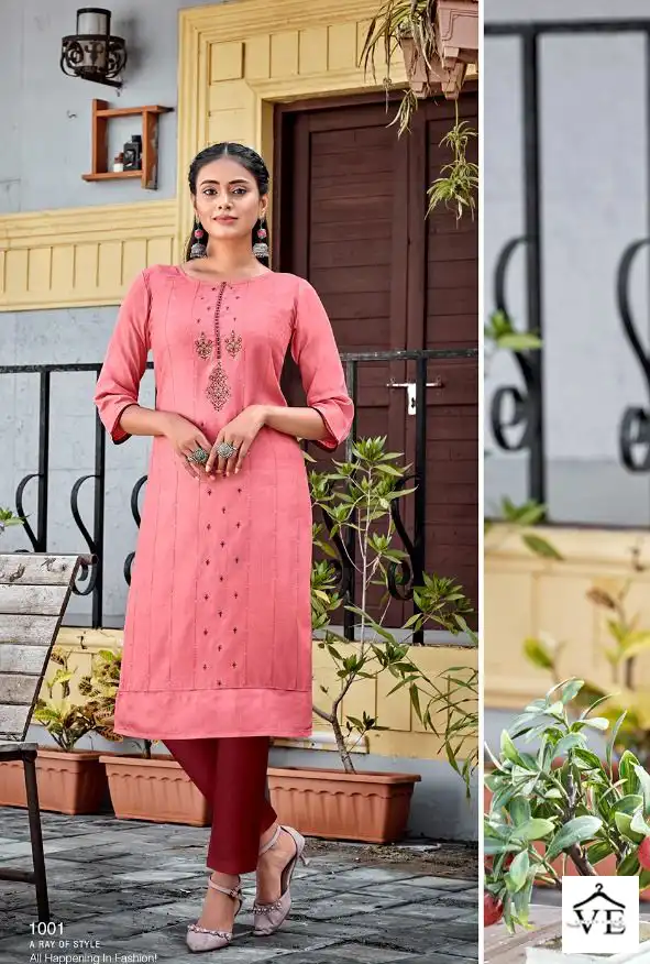 Vitara Award Jam Cotton Wholesale Kurti With Pant Catalog — Wholesale Kurtis, MPA wholesale from Surat - Gallery Image 2