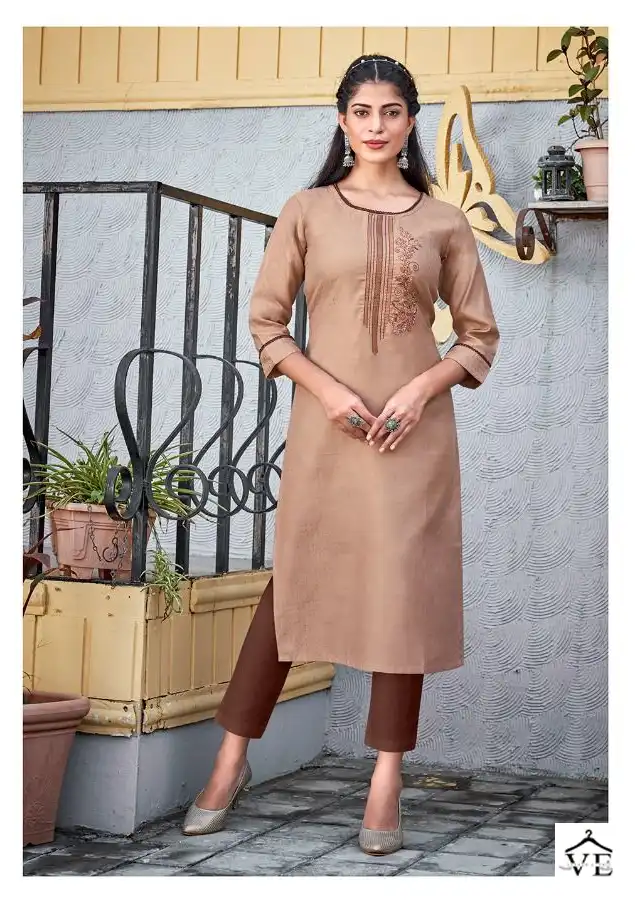 Vitara Award Jam Cotton Wholesale Kurti With Pant Catalog — Wholesale Kurtis, MPA wholesale from Surat - Gallery Image 3