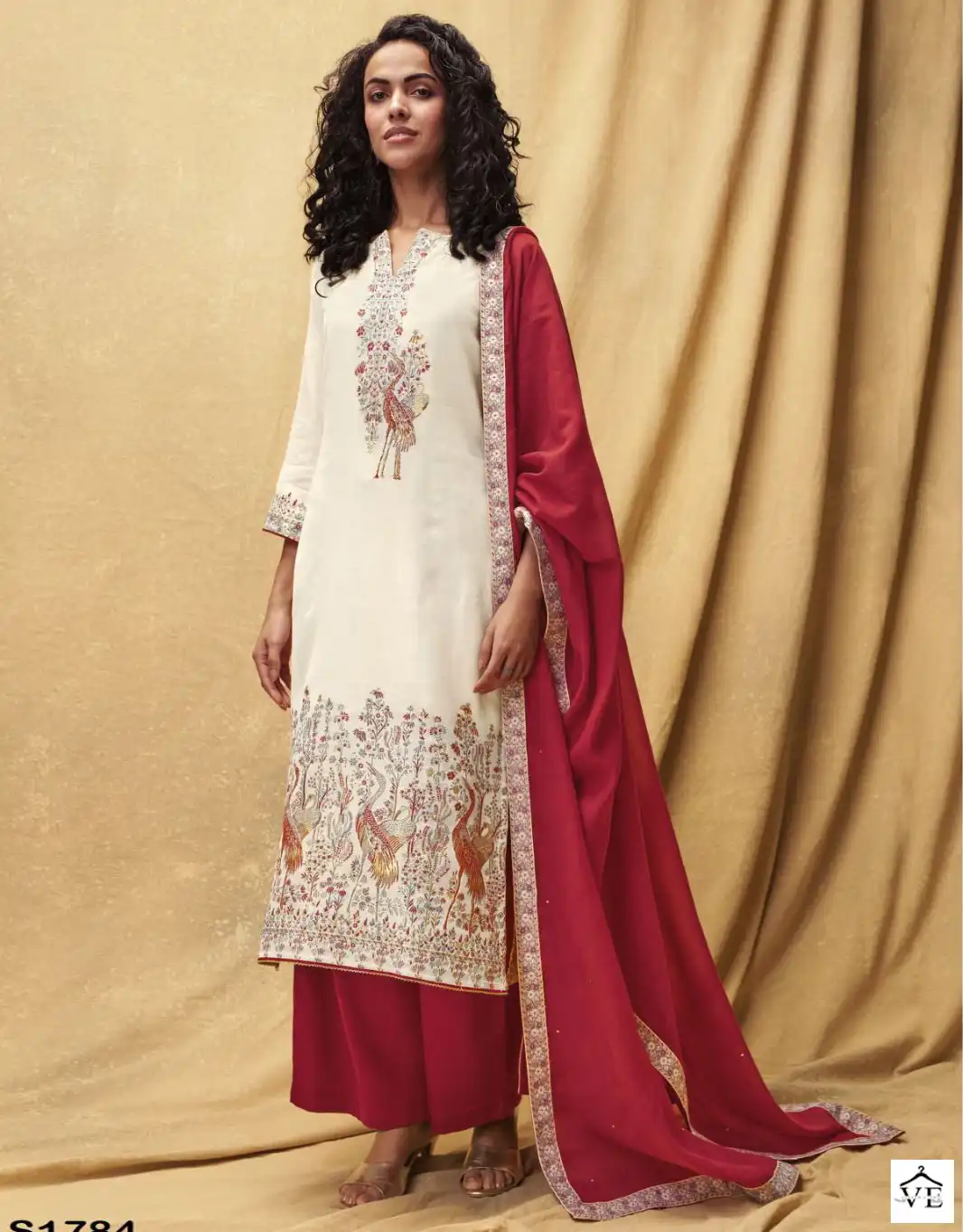 Ganga Balambika 1784 Premium Viscose Linen Wholesale Designer Salwar Suit Catalog — Wholesale Salwar Suits, Ganga wholesale from Surat — view 1