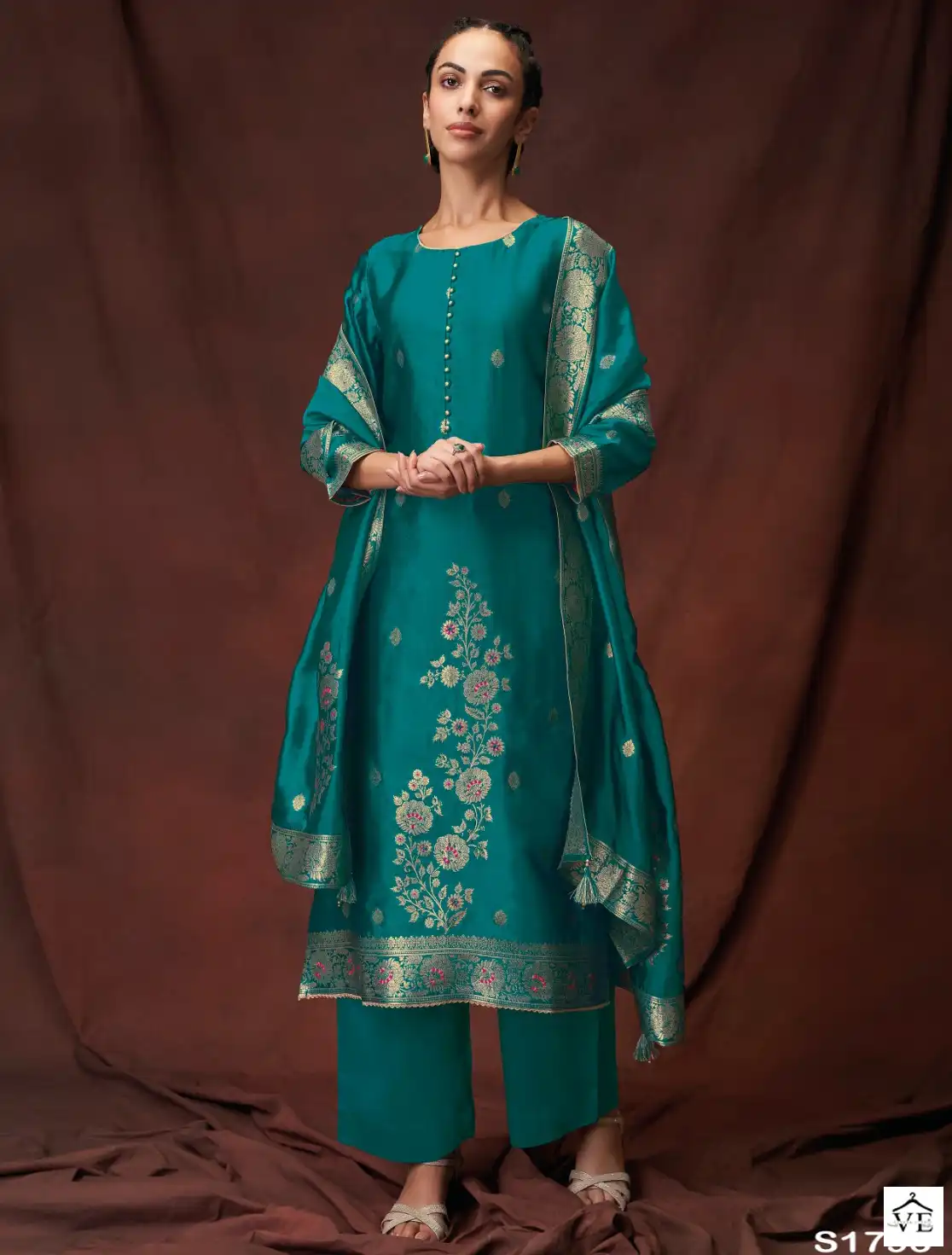 Ganga Barisha 1793 Premium Viscose Wholesale Designer Salwar Suit Catalog — Wholesale Salwar Suits, Ganga wholesale from Surat — view 1