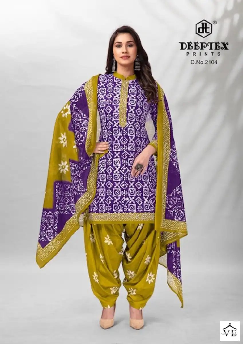 Deeptex Batik Plus Vol 21 Cotton Wholesale Salwar Suit Catalog — Wholesale Salwar Suits, Deeptex wholesale from Surat — view 10