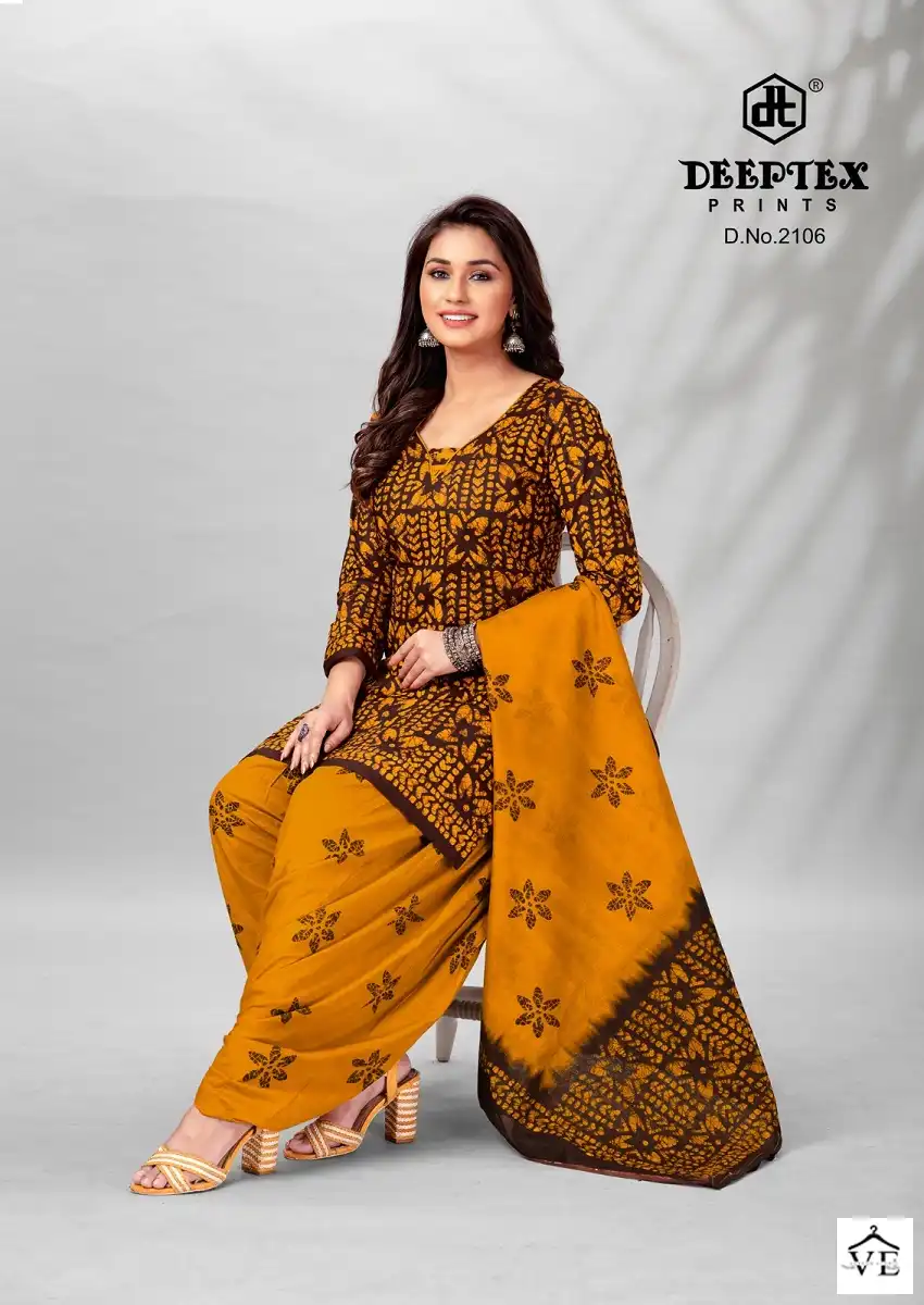 Deeptex Batik Plus Vol 21 Cotton Wholesale Salwar Suit Catalog — Wholesale Salwar Suits, Deeptex wholesale from Surat — view 4