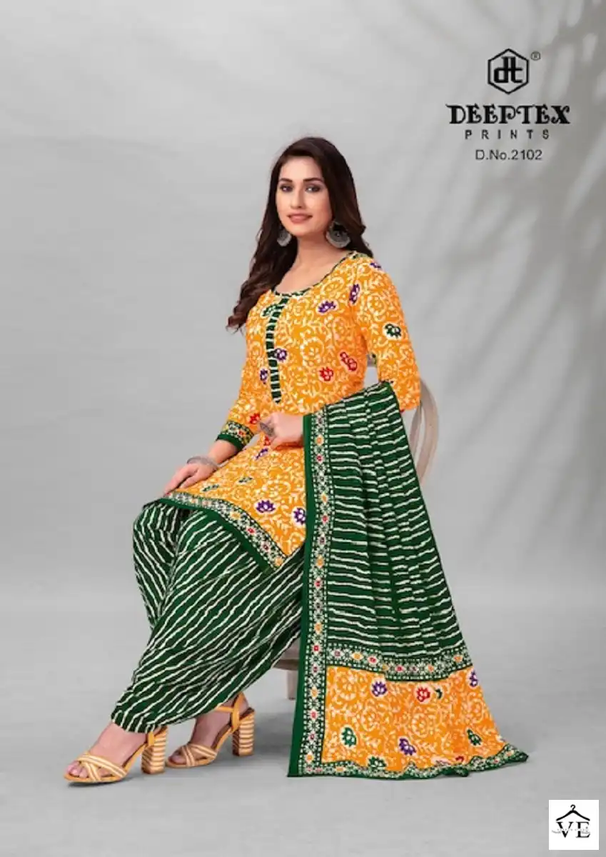 Deeptex Batik Plus Vol 21 Cotton Wholesale Salwar Suit Catalog — Wholesale Salwar Suits, Deeptex wholesale from Surat — view 6