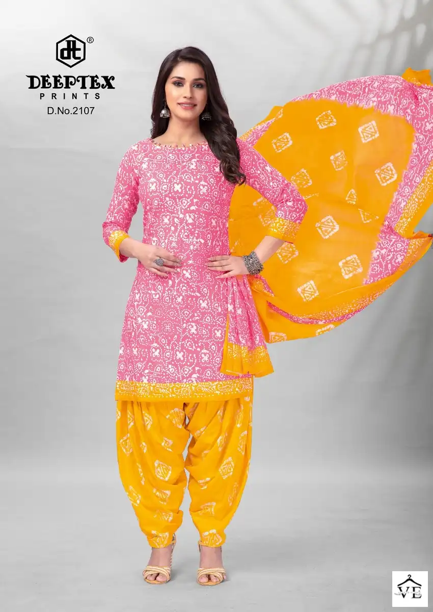 Deeptex Batik Plus Vol 21 Cotton Wholesale Salwar Suit Catalog — Wholesale Salwar Suits, Deeptex wholesale from Surat — view 7
