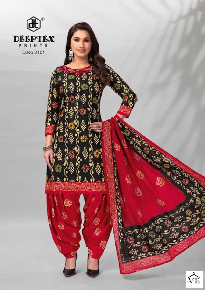 Deeptex Batik Plus Vol 21 Cotton Wholesale Salwar Suit Catalog — Wholesale Salwar Suits, Deeptex wholesale from Surat — view 8