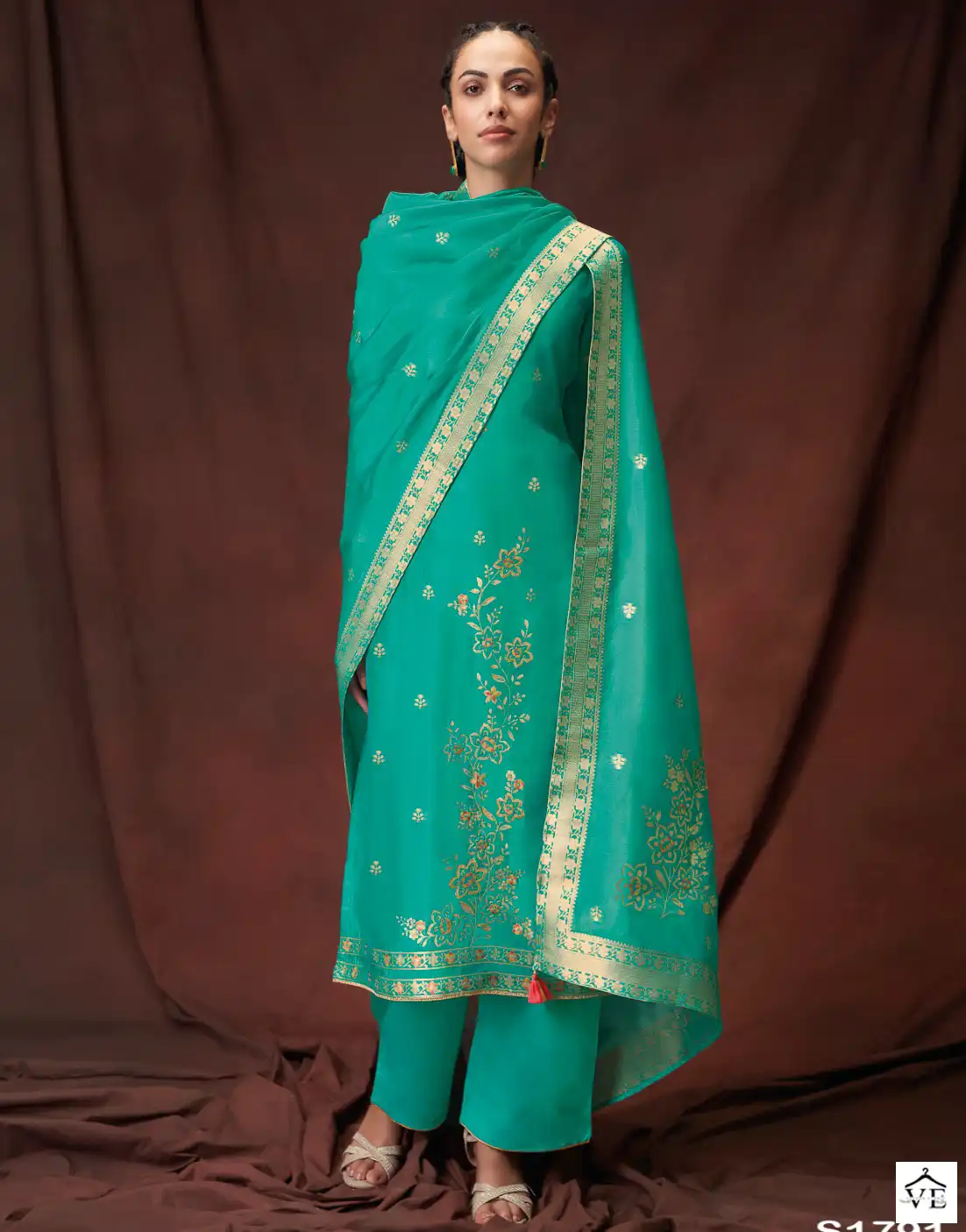 Ganga Bhavika 1791 Premium Viscose Wholesale Designer Salwar Suit Catalog — Wholesale Salwar Suits, Ganga wholesale from Surat — view 1