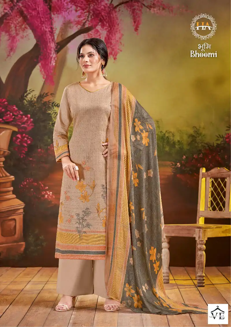 Harshit Fashion Bhoomi Pure Zam Wholesale Salwar Suit Catalog — Wholesale Salwar Suits, MPA wholesale from Surat — view 8