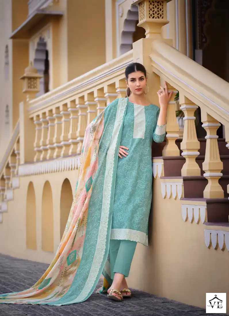 Zulfat Designer Biba Cotton Wholesale Designer Salwar Suit Catalog — Wholesale Salwar Suits, MPA wholesale from Surat — view 3