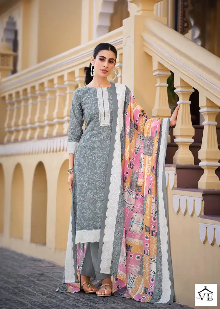 Zulfat Designer Biba Cotton Wholesale Designer Salwar Suit Catalog — Wholesale Salwar Suits, MPA wholesale from Surat — view 5