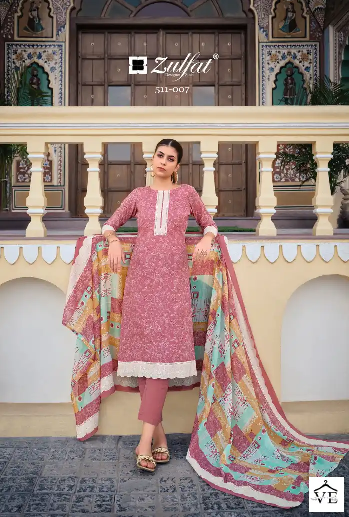 Zulfat Designer Biba Cotton Wholesale Designer Salwar Suit Catalog — Wholesale Salwar Suits, MPA wholesale from Surat — view 7