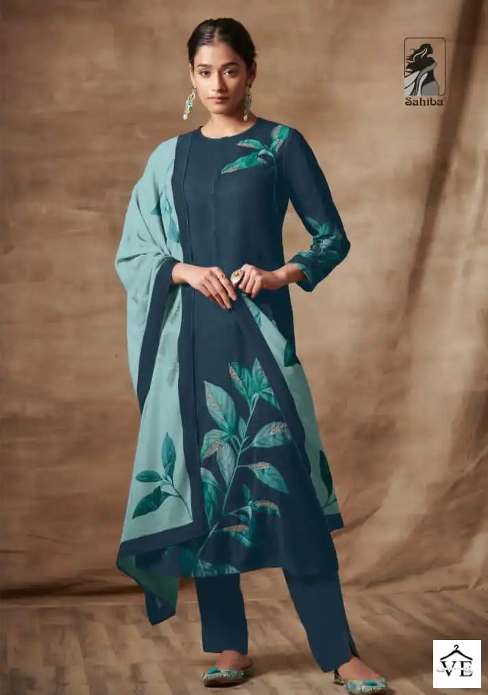 Sahiba Bigleaf Pure Cotton Lawn Wholesale Designer Salwar Suit Catalog — Wholesale Salwar Suits, MPA wholesale from Surat - Gallery Image 5